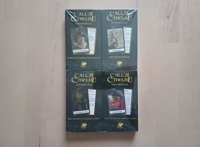 Call of Cthulhu Keeper Decks Tabletop RPG Accessory 2016 NEW SEALED