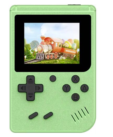 Game Box Console with Nintendo Games Adventure Arcades Green Edition