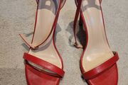 Ladies red high heels size 37