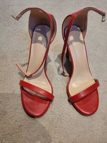 Ladies red high heels size 37