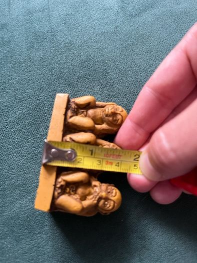 Small Vintage Three Wise Monkeys Resin Figurine
