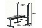 Weight Bench Foldable Multi Gym Bench Press &amp; Dip Station - Free Delivery