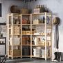 IKEA IVAR 3 Section Corner Shelving Unit 103/144x30x179cm Solid Pine Image 2