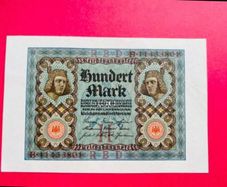 Germany  100  Marks  1920. Pick 69a.  ( Uncirculated )