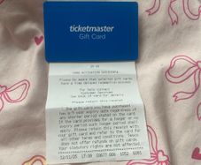 ticketmaster voucher for 20 euro