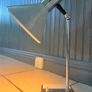 1960's Designed, Chrome & Teak Adjustable Desk Lamp Image 2