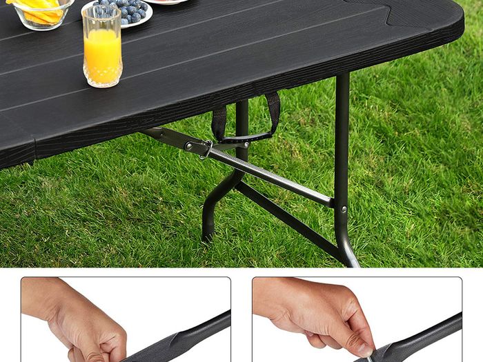_Beer Tent Set, 180 x 74 x 75 cm, Folding Garden Furniture Set