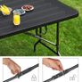 _Beer Tent Set, 180 x 74 x 75 cm, Folding Garden Furniture Set Image 4