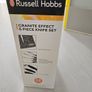 russell hobbs granite effect 5 piece knife set Image 4