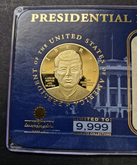 American Mint J.F.K Low Mintage Medal