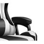 Gaming Chair Ergonomic Computer Chair Office Chair Desk Swivel Chair Adjustable Reclining Footrest Cushion White New! Image 3