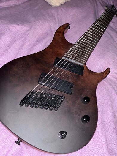 G4M 8 string guitar fanned frets