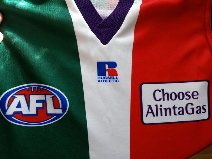 Vintage Fremantle Dockers Russell Athletic Jersey Size XL