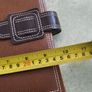 Hardcover leather Photo Album in vintage style, old style leather Image 3
