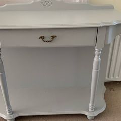 hall table with draw