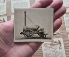 33 Vintage Cigarette Cards - Railway Centenary 1825-1925.  Hill Tobacco. Trains, Locomotives