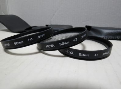 Hoya 58mm Close-Up Set (+1,+2,+4)