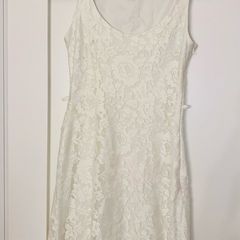 Cream Lace Jane Norman Mini Dress