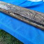 antique brass and wood engraved fender Image 7