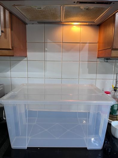 IKEA SAMLA 45L Storage Box with Lid