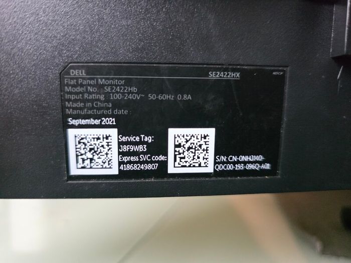 Dell Monitor 24' Keyboard