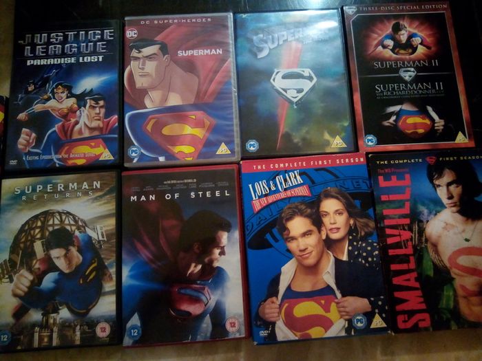 Superman Dvd Bundle Movies Animation Tv Shows Smallville Etc Christoper Reeve