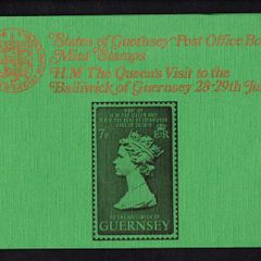 1979 Guernsey Commemorating Royal Visits of Her Majesty The Queen visiting Guernsey from 28-29 June 1978 Commemorative Stamp Presentation Pack