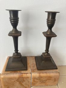 Candle Sticks x 2 - Vintage