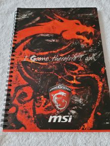 MSI Gaming NotePad Squared Graph Paper Brand New