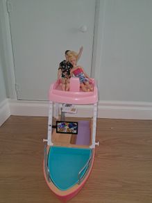 Barbie boat