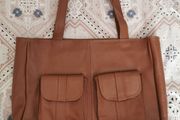 Handmade Brown Leather shoulder bag