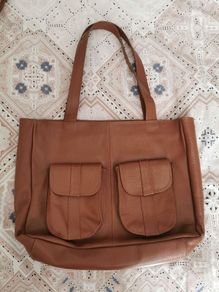 Handmade Brown Leather shoulder bag