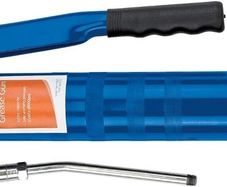 Draper 500cc Grease Gun | Lever Action Grease Tool | 1/8" BSPT Thread Connector | 55MPa / 8000psi Working Pressure | 400g Cartidges