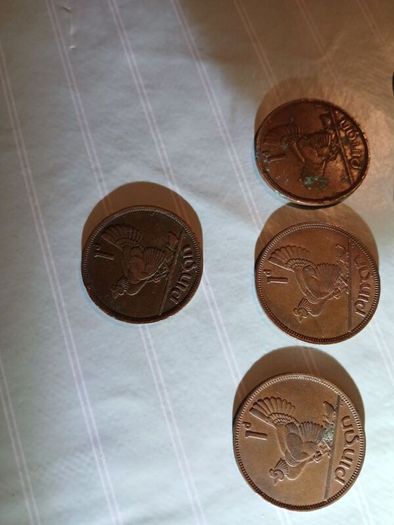old irish pennies