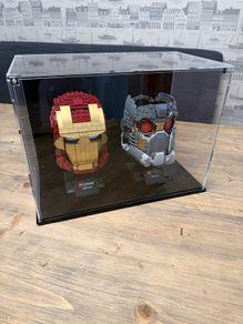 Lego Iron Man Helmet 76165 & Star-Lord Helmet 76251