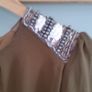 Brand New. Chiffon top with sequined shoulders Image 2
