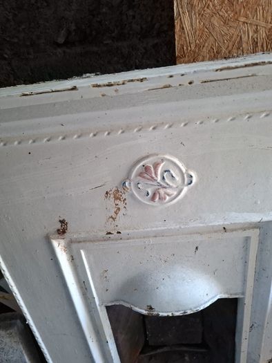 doors and fireplace