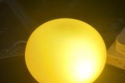 Heavy glass sun lamp