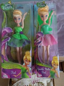 Disney Fairies Sparkle Ballet Jink Two Dolls Offered Ideal Birthday Gift.