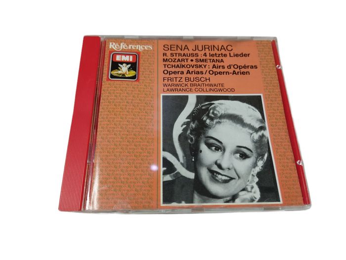 Sena Jurinac Mozart, Smetana, Tchaikovsky Opera Arias - 14 Track 1989 Cd