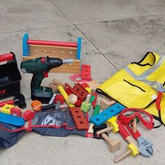 Toolbox and tools kids
