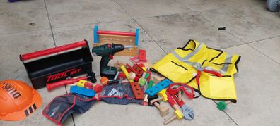 Toolbox and tools kids