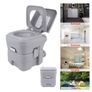 20L Portable Flush Outdoor Toilet for Camping Caravan Mobile Image 2