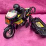 Vintage RC Kawasaki motorcycle Childs toy unboxed c1980 untested Image 2