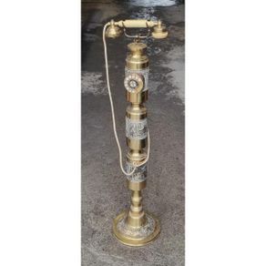 Floor Standing Brass Rotary Telephone KAS1027