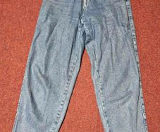 jeans, size uk 8 with elastic waist