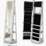 Rotating Jewelry Cabinet with full length mirror Image 5