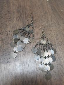 Beautiful Multi Disc Earrings