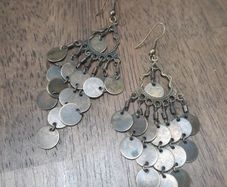 Beautiful Multi Disc Earrings