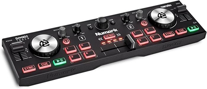 Touch Compact 2 Deck USB DJ Controller with Mixer / Crossfader, Audio Interface and Touch Capacitive Jog Wheels (FREE POSTAGE)